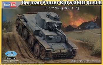 80137 Танк German Panzer Kpfw.38(t) Ausf.G