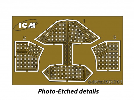 72431 Sd.Kfz.260, германский бронеавтомобиль радиосвязи ICM