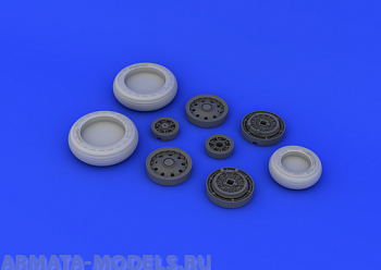632045ED  F-104 Undercarriage Wheels early 1/32