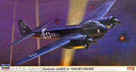 02037 Самолет  Ju88C-6 Nachtjager Hasegawa