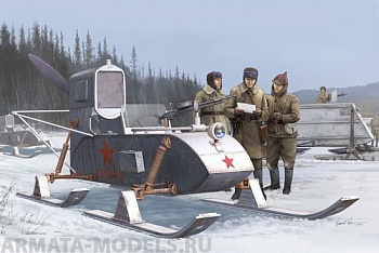 02322P Советские боевые аэросани РФ-8/Горький-98