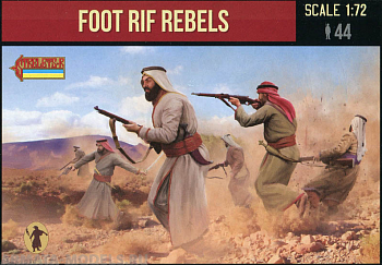72185ST Фигуры Foot Rif Rebels 1/72 Strelets, 1/72