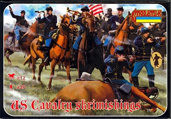 72151ST Фигуры American Civil War US Cavalry Skirmishing 1/72