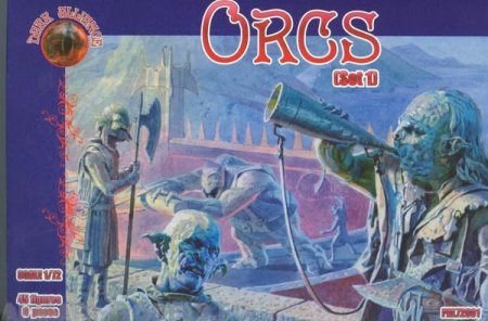 ALL72001 Фигуры Orks set 1 1/72 Dark Alliance