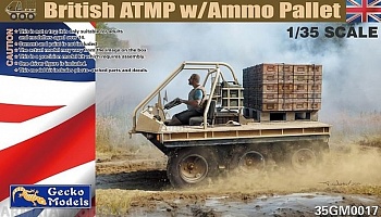35GM0017 Британский вездеход ATMP c грузом