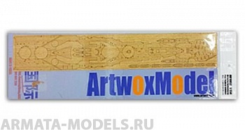AW10052 Деревянная палуба для IJN Carrier Battleship Ise