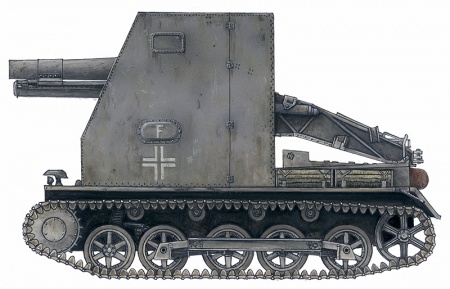 35005 Немецкая 150-мм самоходная гаубица ARK model