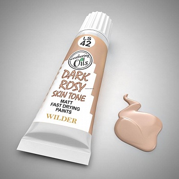 LS-42 Краски специальные быстросохнущие, на основе льняного масла. 20 мл цвет тёмный розовый телесный