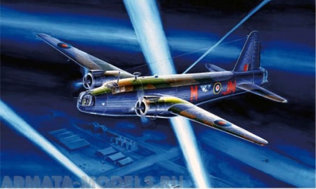 01628 Самолет  Веллингтон Мк.Х  Trumpeter