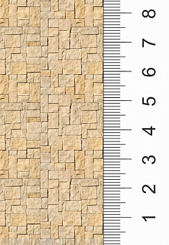 040tkb005 Текстура бежевого декоративного камня для макетов. Лист А4.