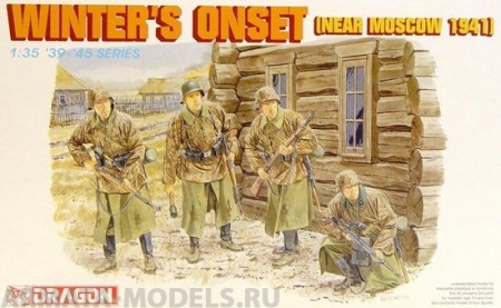 Набор фигурок 6162Д Солдаты Winter on Set, Near Moscow 41 Dragon