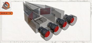 smk72057 Набор заглушки для Т-4 Сотка (Не для свободной продажи)