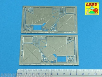 ABR-25 020  Дополнения для  Rear boxes for (Sd.Kfz. 171) Panther Ausf.A для Tamiya/Academy 1/25