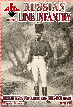 RB72131 Nap. Russian Line Infantry (Musketeers) 1805-1808