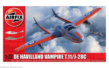 A02058A Самолет deHavilland Vampire T.11 / J-28C