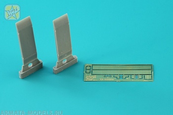 NS35026 Wooden boards for moving over pits and other obstacles for German WWII trucks (Opel Blitz)