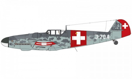A02029A Самолет MESSERSCHMITT BF109G Airfix