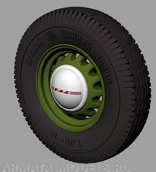 RE35-506 GAZ M1Rroad wheels (Omskij Zavod)