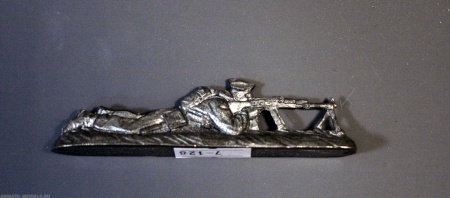 Н-7-128 ВДВ. Десантник с пулеметом Солдатики "Ура"