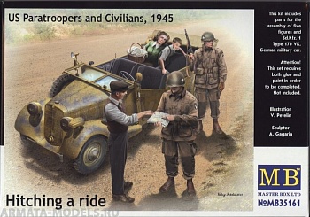 MB35161 Фигуры Парашютисты США и Гражданские