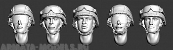 ARM356009 Головы в современных Российских шлемах №1