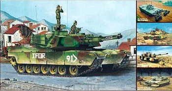 01535 Танк  М1А1/А2 Абрамс (5 в 1)