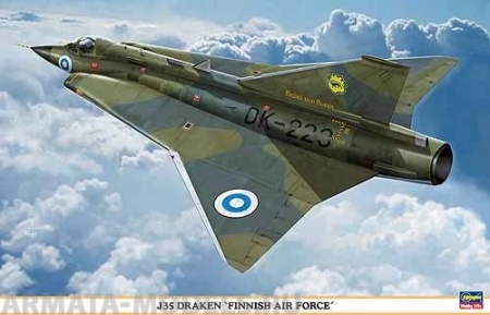 09905 Самолет J-35 Draken FAF Hasegawa